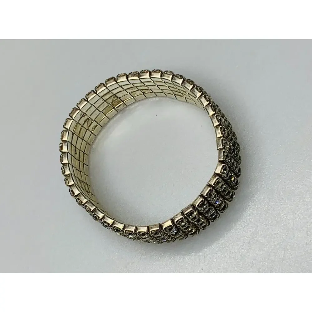 Stretch Rhinestone 5 Layer Tennis Bracelet